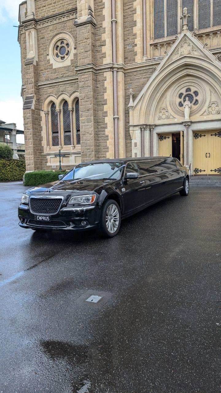 Limo with private chauffeur